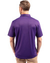 Northwestern Wildcats- Cutter & Buck Forge Recycled Four-Way Stretch Mens Big & Tall Polo Dark College Purple Heather Back Thumbnail Image