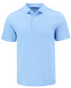 Cutter & Buck Coastline Recycled Double Peached Mens Big & Tall Polo Atlas Light Blue Mannequin Thumbnail Image