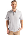 Cutter & Buck Coastline Recycled Double Peached Mens Big & Tall Polo CONCRETE Front Thumbnail Image