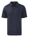Cutter & Buck Coastline Recycled Double Peached Mens Big & Tall Polo Navy Blue Mannequin Thumbnail Image