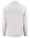 Cutter & Buck Coastline Recycled Double Peached Mens Big & Tall Quarter Zip Pullover CONCRETE Mannequin Back Thumbnail Image