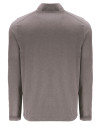 Cutter & Buck Coastline Recycled Double Peached Mens Big & Tall Quarter Zip Pullover Elemental Grey Mannequin Back Thumbnail Image