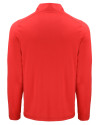 Cutter & Buck Coastline Recycled Double Peached Mens Big & Tall Quarter Zip Pullover Red Mannequin Back Thumbnail Image