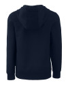 Cutter & Buck Roam Recycled Buttery-Soft Knit Mens Big & Tall Half Zip Hooded Pullover Navy Blue Mannequin Back Thumbnail Image