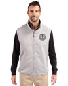 View image 8: Alabama State Senate Cutter & Buck Charter Recycled Packable Mens Big & Tall Full Zip Vest Polished Medium Gray Front