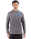 Kentucky Wildcats Cutter & Buck Adapt Recycled Soft Knit Stripe Mens Hooded Pullover Black Heather Front Thumbnail Image