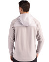 Los Angeles Dodgers Cutter & Buck Woodland Epic Versatility Recycled Insulated Fleece Mens Full Zip Jacket Solitaire Back Thumbnail Image