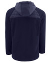 Cleveland Guardians - Cutter & Buck Woodland Epic Versatility Recycled Insulated Fleece Mens Full Zip Jacket Navy Blue Mannequin Back Thumbnail Image