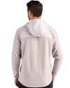 San Diego Padres Cutter & Buck Woodland Epic Versatility Recycled Insulated Fleece Mens Full Zip Jacket Solitaire Back Thumbnail Image