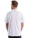 View image 12: Chicago Cubs Cutter & Buck Virtue Recycled Hex Print Featherlight Pique Mens Polo Tour Blue Back