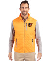 Baltimore Orioles Cutter & Buck Rainier PrimaLoft® Mens Eco Insulated Full Zip Puffer Vest Satsuma Front Thumbnail Image