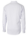 Atlanta Braves Cutter & Buck Versatech Tattersall Stretch Mens Long Sleeve Dress Shirt Atlas Light Blue Mannequin Back Thumbnail Image
