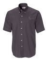 Chicago White Sox Cutter & Buck Epic Easy Care Nailshead Mens Short Sleeve Dress Shirt Black Mannequin Thumbnail Image