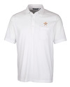 Houston Astros Cutter & Buck Advantage Tri-Blend Jersey Mens Pocket Polo White Mannequin Thumbnail Image