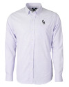 Colorado Rockies Cutter & Buck Versatech Tattersall Stretch Mens Long Sleeve Dress Shirt College Purple Mannequin Thumbnail Image