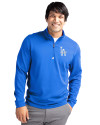 Los Angeles Dodgers Cutter & Buck Traverse Stretch Eco Quarter Zip Mens Pullover Digital Front Thumbnail Image