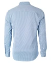 Los Angeles Angels Cutter & Buck Versatech Pinstripe Stretch Mens Long Sleeve Dress Shirt Indigo Mannequin Back Thumbnail Image