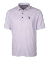 Colorado Rockies Cutter & Buck Pike Double Dot Print Stretch Mens Polo College Purple Mannequin Thumbnail Image