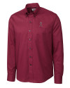 Los Angeles Angels Cutter & Buck Epic Easy Care Nailshead Mens Long Sleeve Dress Shirt Chutney Mannequin Thumbnail Image