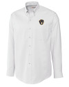 Milwaukee Brewers Cutter & Buck Epic Easy Care Nailshead Mens Long Sleeve Dress Shirt White Mannequin Thumbnail Image