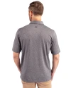 Houston Astros Cutter & Buck Forge Heathered Stretch Mens Polo Charcoal Heather Back Thumbnail Image