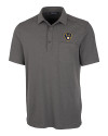 Milwaukee Brewers Cutter & Buck Advantage Tri-Blend Jersey Mens Big and Tall Pocket Polo Elemental Grey Heather Mannequin Thumbnail Image