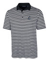 Miami Marlins Cutter & Buck Big & Tall Forge Polo Multi Stripe Black Mannequin Thumbnail Image