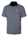 New York Mets Cutter & Buck Big & Tall Forge Polo Multi Stripe Tour Blue Mannequin Thumbnail Image