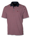 Los Angeles Angels Cutter & Buck Big & Tall Forge Polo Multi Stripe Cardinal Red Mannequin Thumbnail Image