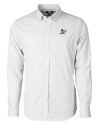Athletics Cutter & Buck Versatech Tattersall Stretch Mens Big and Tall Dress Shirt Charcoal Mannequin Thumbnail Image