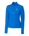 Los Angeles Dodgers Cutter & Buck Traverse Stretch Eco Quarter Zip Womens Pullover Digital Mannequin Thumbnail Image