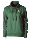 Athletics Cutter & Buck Saturday Cotton Blend Womens Funnel Neck Sweatshirt Hunter Heather Mannequin Thumbnail Image
