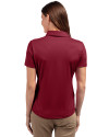 Los Angeles Angels Cutter & Buck Prospect Eco Textured Stretch Recycled Womens Short Sleeve Polo Chutney Back Thumbnail Image