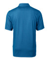 Toronto Blue Jays Cutter & Buck Pike Mini Pennant Print Stretch Mens Polo Liberty Navy Mannequin Back Thumbnail Image