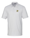 Athletics Cutter & Buck Pike Double Dot Print Stretch Mens Polo White Mannequin Thumbnail Image
