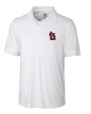 St. Louis Cardinals- Cutter & Buck Northgate CB DryTec Short Sleeve Mens Polo White Mannequin Thumbnail Image