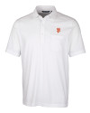 View image 5: San Francisco Giants Cutter & Buck Advantage Tri-Blend Jersey Mens Pocket Polo White Mannequin