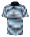 Tampa Bay Rays Cutter & Buck Mens Forge Polo Multi Stripe Atlas Light Blue Mannequin Thumbnail Image