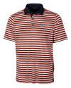 New York Mets Cutter & Buck Mens Forge Polo Multi Stripe College Orange Mannequin Thumbnail Image