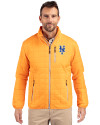 New York Mets Cutter & Buck Rainier PrimaLoft® Mens Eco Insulated Full Zip Puffer Jacket Satsuma Front Thumbnail Image