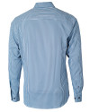 Tampa Bay Rays Cutter & Buck Versatech Multi Check Stretch Mens Long Sleeve Dress Shirt Atlas Light Blue Mannequin Back Thumbnail Image