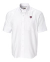 Washington Nationals Cutter & Buck Epic Easy Care Nailshead Mens Short Sleeve Dress Shirt White Mannequin Thumbnail Image