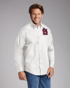 St. Louis Cardinals- Cutter & Buck Epic Easy Care Fine Twill Mens Long Sleeve Dress Shirt White Front Thumbnail Image