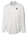 New York Mets Cutter & Buck Epic Easy Care Fine Twill Mens Long Sleeve Dress Shirt White Mannequin Thumbnail Image