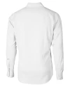 Texas Rangers Cutter & Buck Versatech Tattersall Stretch Mens Big and Tall Dress Shirt Charcoal Mannequin Back Thumbnail Image