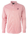 Washington Nationals Cutter & Buck Versatech Pinstripe Stretch Mens Big and Tall Dress Shirt Red Mannequin Thumbnail Image