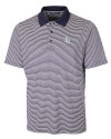 Tampa Bay Rays Cutter & Buck Forge Tonal Stripe Stretch Mens Big and Tall Polo Liberty Navy Mannequin Thumbnail Image