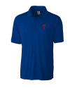 Philadelphia Phillies Cutter & Buck Northgate CB DryTec Short Sleeve Big & Tall Polo Tour Blue Mannequin Thumbnail Image