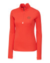 Chicago Bears - Cutter & Buck Traverse Stretch Eco Quarter Zip Womens Pullover Alarm Mannequin Thumbnail Image