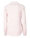 Arizona Cardinals Cutter & Buck Versatech Tattersall Stretch Womens Long Sleeve Dress Shirt Red Mannequin Back Thumbnail Image